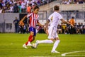 Joao Felix of Atletico de Madrid #7 in action during match against Real Madrid in the 2019 International Champions Cup Royalty Free Stock Photo