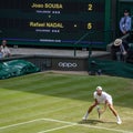 Joao Sousa at Wimbledon