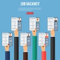 Job Agency Employment and Hiring Concept