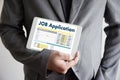 JOB Application Applicant Filling Up the Online Profession Appl