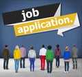 Job Application Applying Recruitment Occupation Career Concept