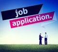 Job Application Applying Recruitment Occupation Career Concept