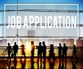 Job Application Career Employment Concept Royalty Free Stock Photo