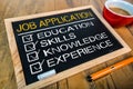 Job application concept Royalty Free Stock Photo