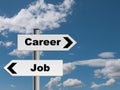Job or career - business recruitment concept, meta