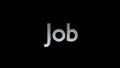 Job coaching animation with streaking text in grey