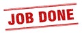 job done stamp. job done square grunge sign. Royalty Free Stock Photo