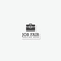 Job fair logo template sticker