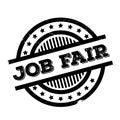 Job Fair rubber stamp Royalty Free Stock Photo
