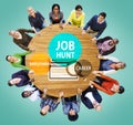 Job Hunt Employment Career Recruitment Hiring Concept