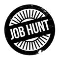 Job Hunt rubber stamp