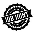 Job Hunt rubber stamp