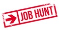 Job Hunt rubber stamp