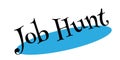 Job Hunt rubber stamp