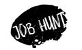 Job Hunt rubber stamp