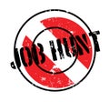 Job Hunt rubber stamp