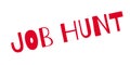 Job Hunt rubber stamp