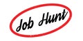 Job Hunt rubber stamp