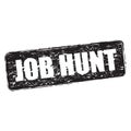 Job hunt stamp Royalty Free Stock Photo