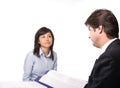 Job interview Royalty Free Stock Photo