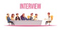 Job Interview Recruiting Background