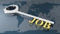 Job key Royalty Free Stock Photo