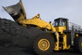 The job of a loader in the coal mine.