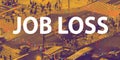 Job Loss theme with a busy intersection