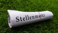 Job newspaper (stellenmarkt ) german Royalty Free Stock Photo