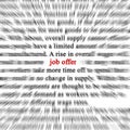 Job offer Royalty Free Stock Photo