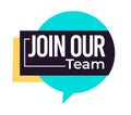 Job offer, join our team isolated icon, hiring