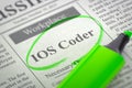 Job Opening IOS Coder. 3D.