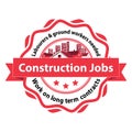 Job openings - Construction jobs available - Job advertising / Job offer