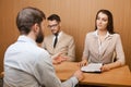 Job recruitment interview Royalty Free Stock Photo