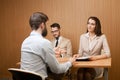 Job recruitment interview Royalty Free Stock Photo