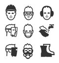 Job safety icons