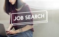 Job Search Employment Headhunting Career Concept Royalty Free Stock Photo