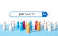 Job search,we are hiring announcement.business team Royalty Free Stock Photo