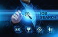 Job Search Human Resources Recruitment Career Business Internet Technology Concept Royalty Free Stock Photo