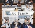 Job Search Human Resources Recruitment Career Concept