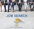 Job Search Occupation Recruitment We're Hiring Concept Royalty Free Stock Photo