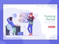 Job Training Period Web Landing Page Banner