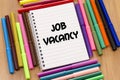 Job vacancy concept Royalty Free Stock Photo