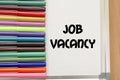 Job vacancy concept Royalty Free Stock Photo