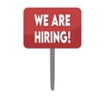 job vacancy, we are hiring, join our team Royalty Free Stock Photo