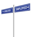 Jobless Employed Guidepost