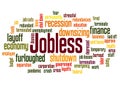 Jobless word cloud concept 2