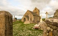 Ancient church Notre-Dame de Jobourg and Cemetery la Hague, Normandy, France