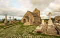 Ancient church Notre-Dame de Jobourg and Cemetery la Hague, Normandy, France
