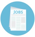 Jobs Application Color Isolated Vector Icon That can be easily edit or modified.